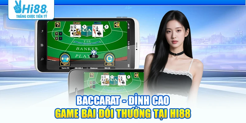 Baccarat - Đỉnh cao game bài đổi thưởng tại Hi88
